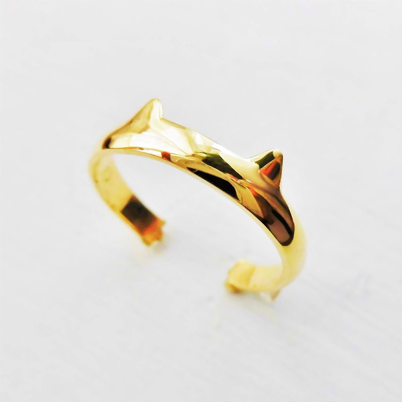 K18 Cat and paws ring - General Rings - Precious Metals Gold