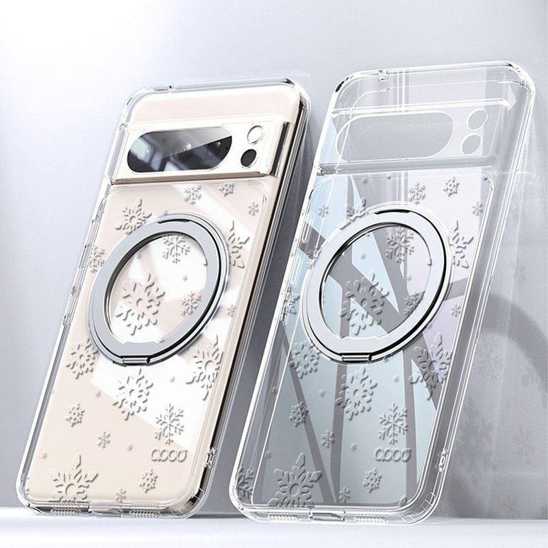 apbs Google Pixel 9/8 series embossed 360 rotating magnetic stand phone case-Yingxue - เคส/ซองมือถือ - วัสดุอื่นๆ หลากหลายสี