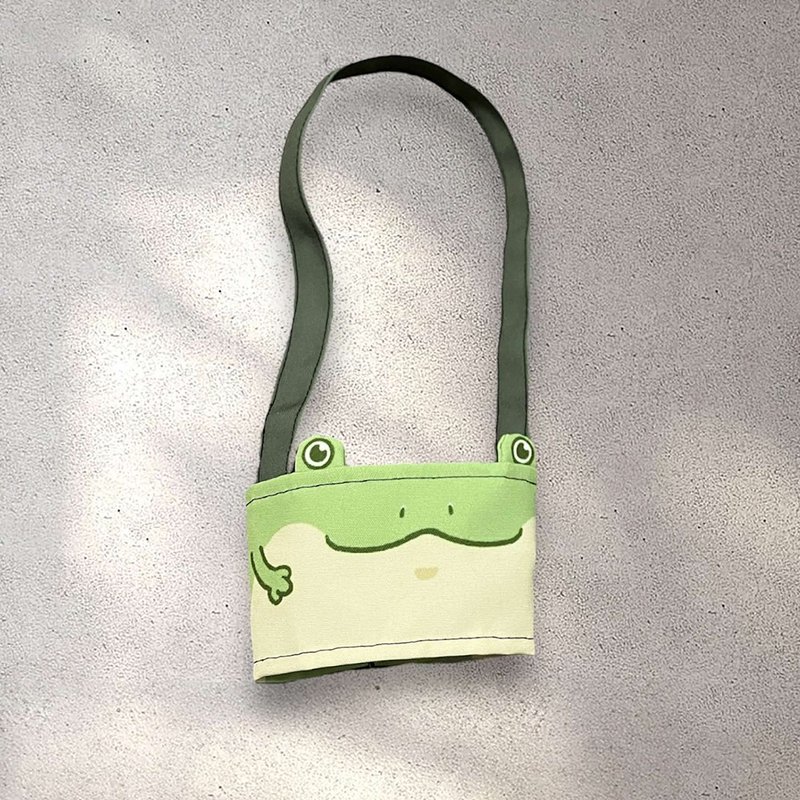 Frog Cup Sleeve / Drink Bag - ถุงใส่กระติกนำ้ - ไฟเบอร์อื่นๆ 