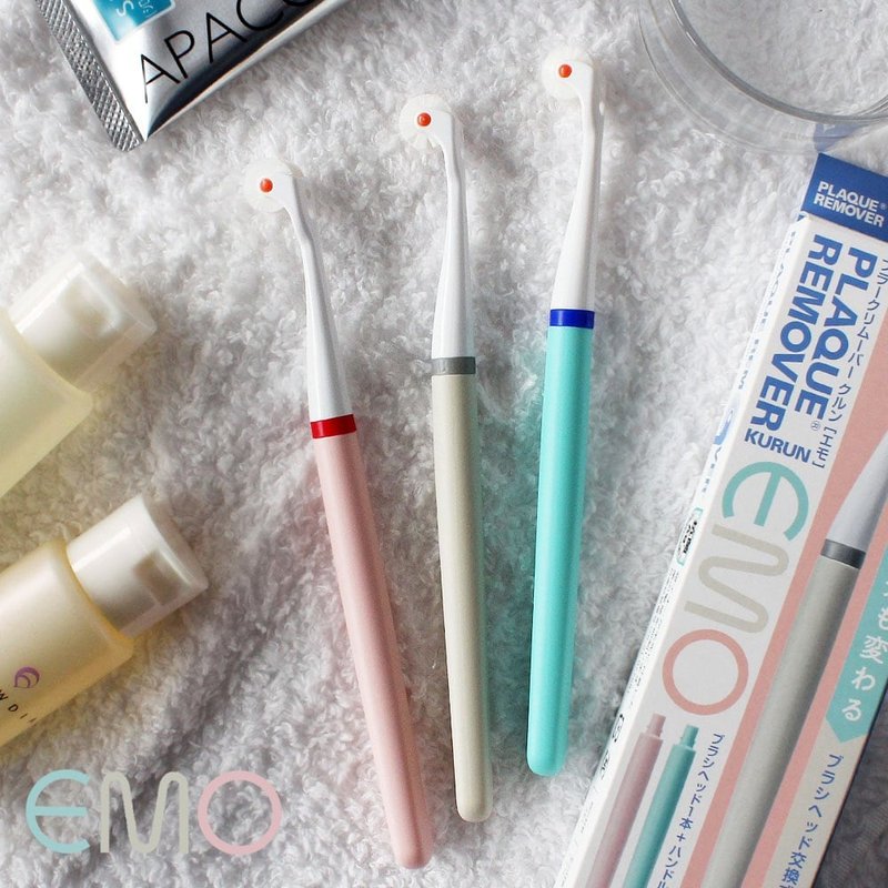 Japanese-made KURUN Silver ion EMO environmentally friendly Gulu toothbrush - แปรงสีฟัน - พลาสติก 