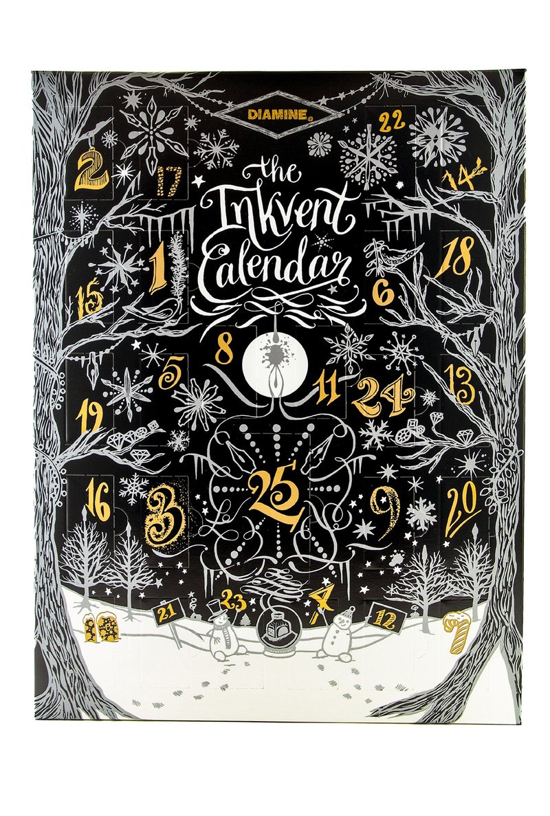 Diamine Black Edition Inkvent Calendar LIMITED EDITION - 墨水/鋼筆墨水 - 其他材質 多色