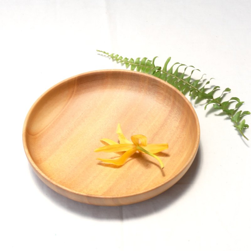 18cm Round Wooden Plate - Plates & Trays - Wood 