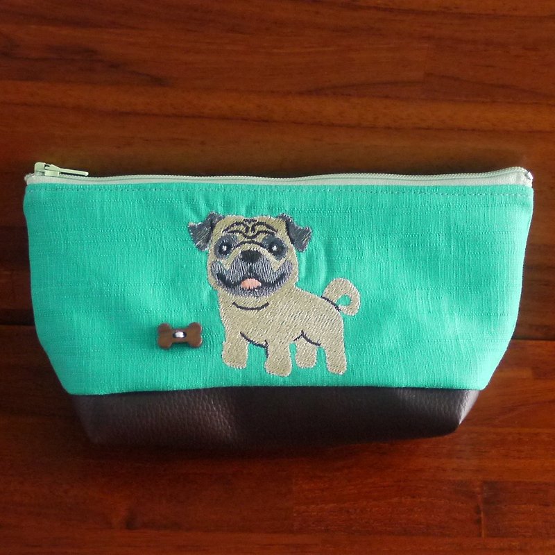 Pago custom embroidery pencil bag bag 10 color (free embroidered English name please note) - Pencil Cases - Thread 