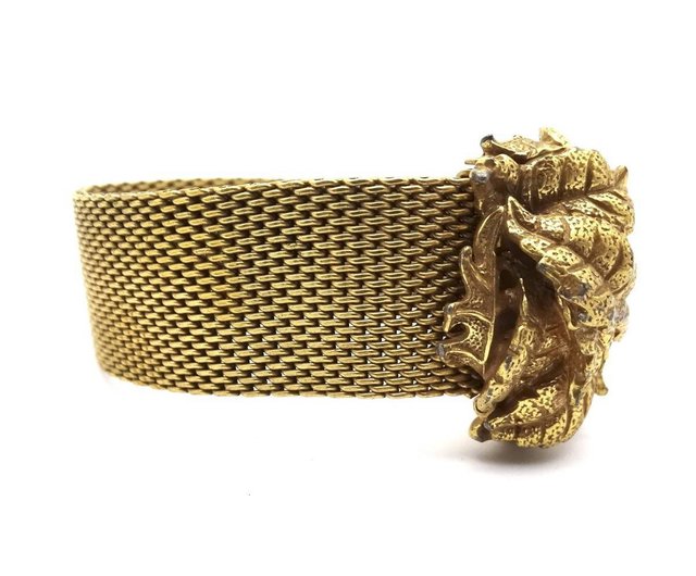 【お試し価格！】 Castle cliff panic-art Shop - bracelet leaf vintage USA 50s その他