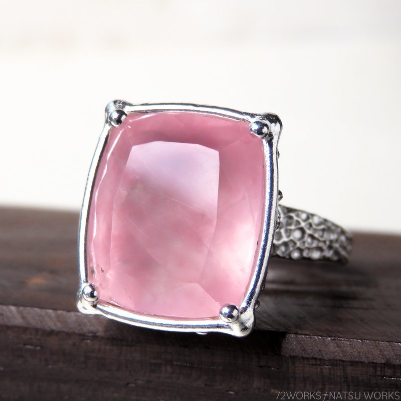 ローズクォーツ リング / Rose Quartz Ring - 戒指 - 寶石 粉紅色