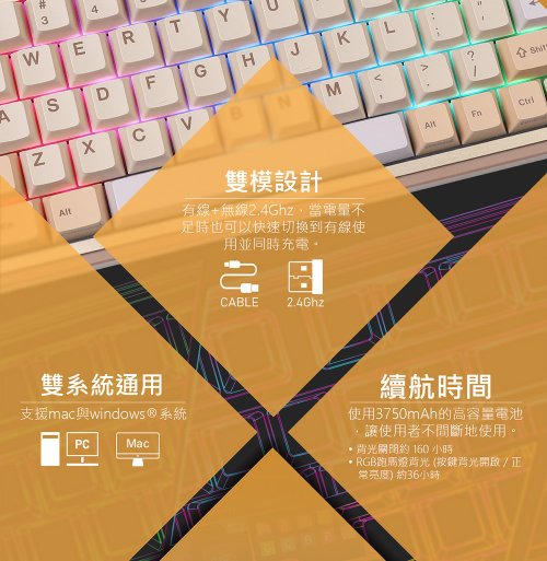 その他 k85r i-rocks K85R 無線機械式鍵盤石墨灰