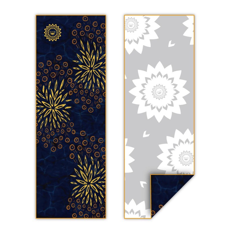 MIRACLE│Yoga towel quiet sea flower - อุปกรณ์ฟิตเนส - เส้นใยสังเคราะห์ 