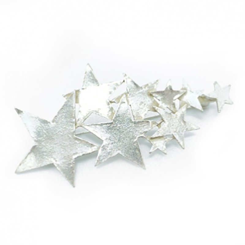 Meteor Brooch (Silver) Meteor Brooch (Silver) / pin brooch PB038 - Brooches - Other Metals Silver