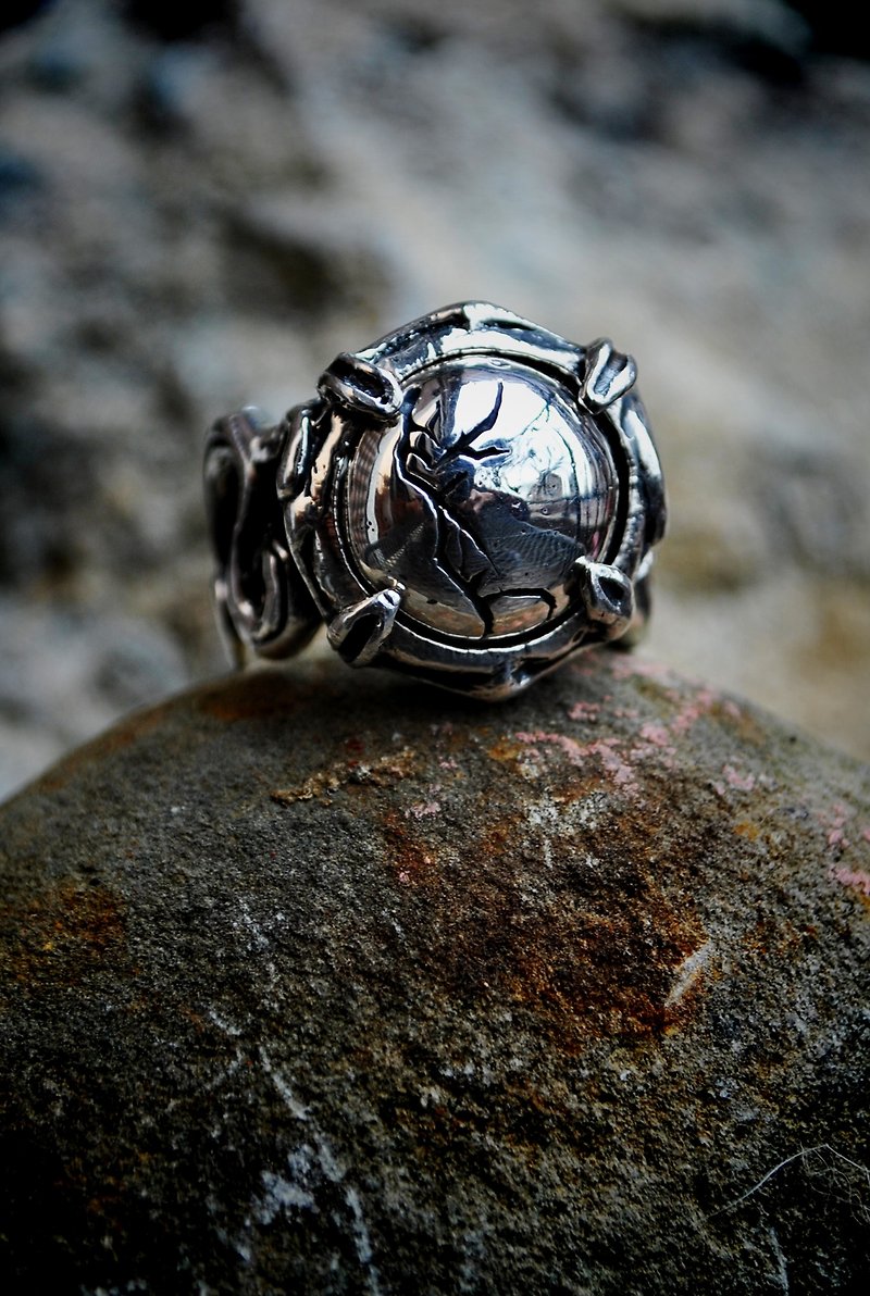 | Alarein | handmade silver | Forest Series | Ring | Dasent - แหวนทั่วไป - โลหะ ขาว