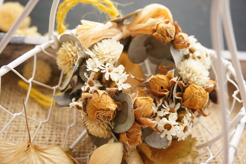 A mini-dried wreaths - จัดดอกไม้/ต้นไม้ - พืช/ดอกไม้ 