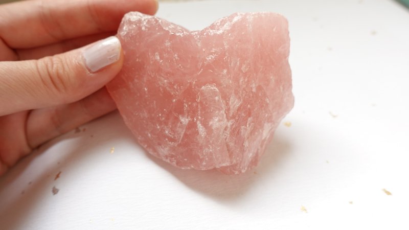 粉末結晶天然鉱石 - 置物 - クリスタル ピンク