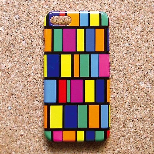 HTA iPhone14/13/12/11 多彩且美麗的彩色鑲嵌玻璃馬賽克智慧型手機殼