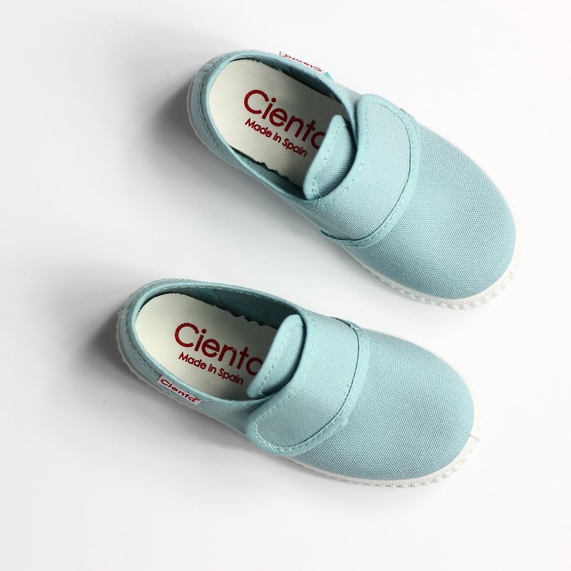 西班牙國民帆布鞋 CIENTA 58000 50淡藍色 幼童、小童尺寸 - 男/女童鞋 - 棉．麻 藍色