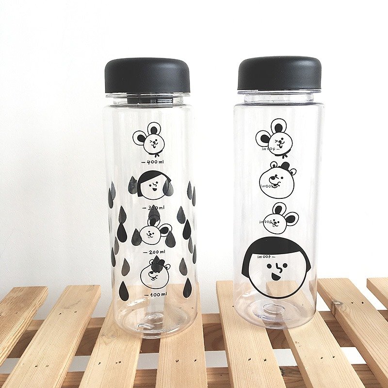 Combination Limited | FIF Accompanying Cup Cold Water Bottle - Good Friend & Raindrop - กระติกน้ำ - วัสดุอื่นๆ หลากหลายสี