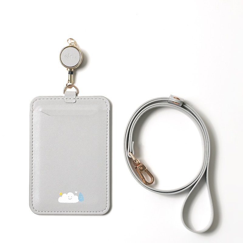 Double-sided sensor ID holder - Baiyunduoduo - ID & Badge Holders - Other Materials 