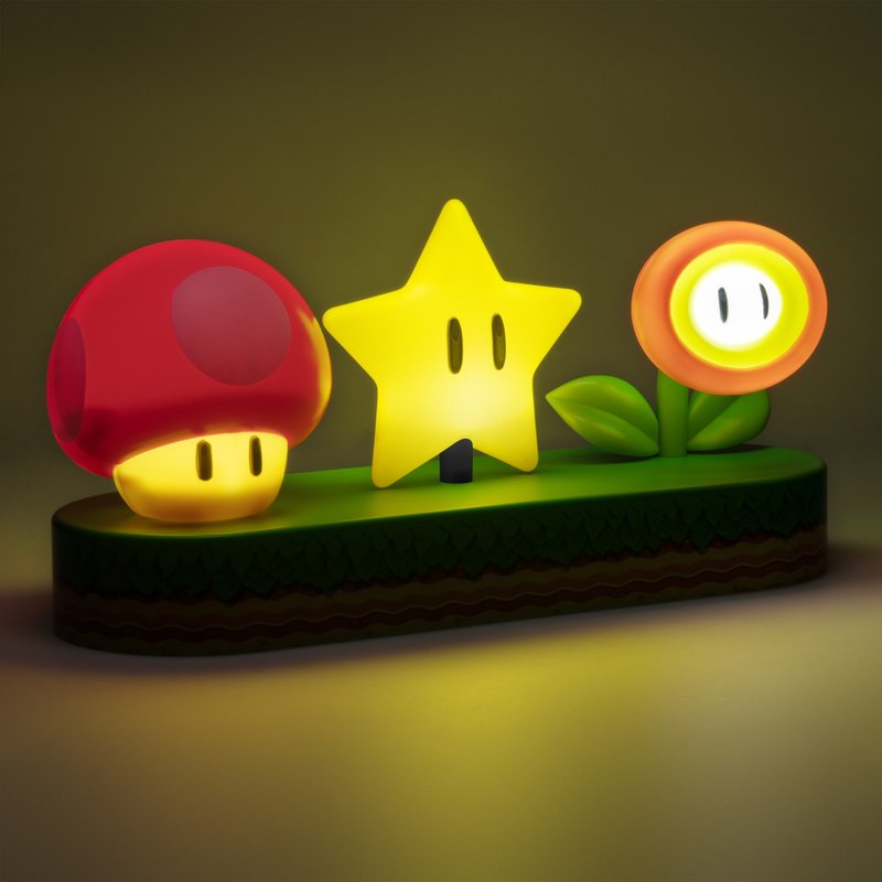 Officially Licensed Nintendo 3-in-1 Super Mario Icons Light - Lighting - Plastic Multicolor