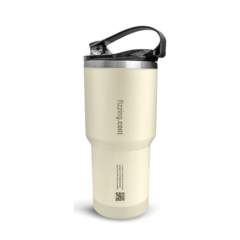 [Flipping Cup] Yellow crossover cup does not contain BPA (bisphenol A) 316 stainless steel - Mugs - Stainless Steel Yellow