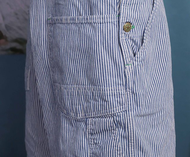 Tsubasa.Y│Pointer suspenders 010 low back blue 55 waist suspenders overalls  - Shop tsubasay Overalls & Jumpsuits - Pinkoi