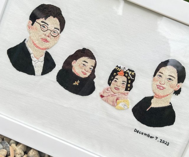 額入り刺繍生地 - ショップ 25aaugust フォトフレーム - Pinkoi