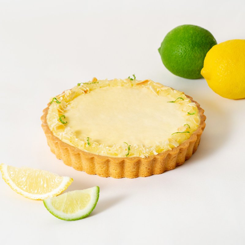 Sweet and sour-lemon grapefruit six-inch tart - Cake & Desserts - Other Materials Yellow