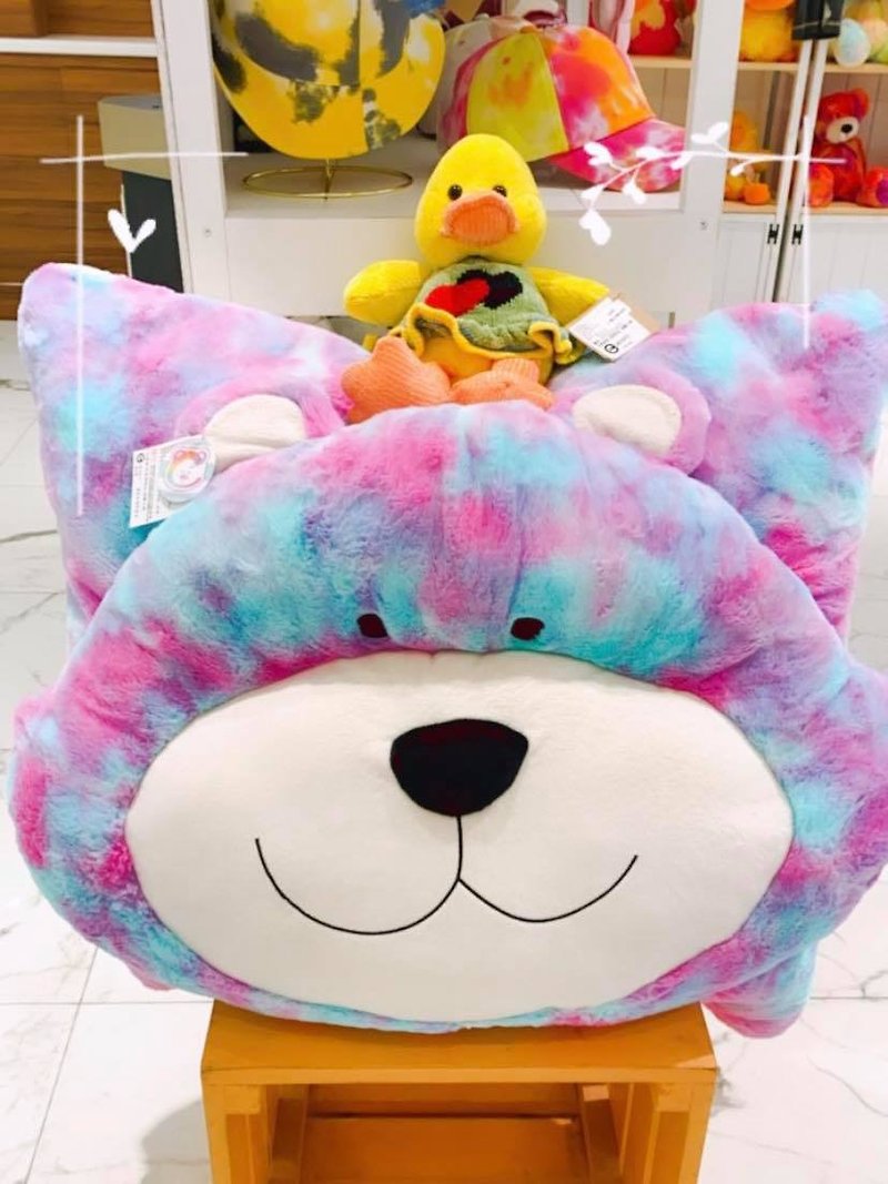 CANDY BEAR Oversized Candy Bear Cushion - Pillows & Cushions - Polyester Multicolor