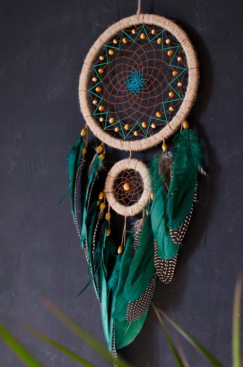 Mini Dream Catcher Native Pride Necklaces Handmade Gifts NPNL13 Z 