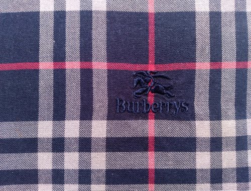 バーバリー　ハンカチ BURBERRY バーバリー タオルハンカチ メンズ 濃紺 ハンカチ