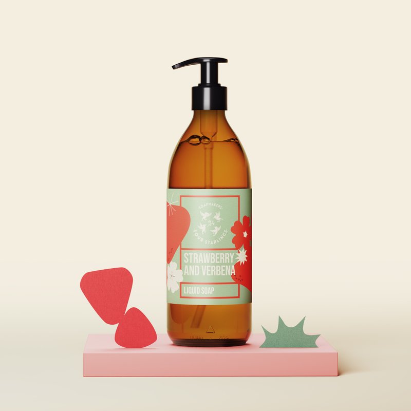 Liquid Soap – Strawberry Verbena - สบู่ - น้ำมันหอม 