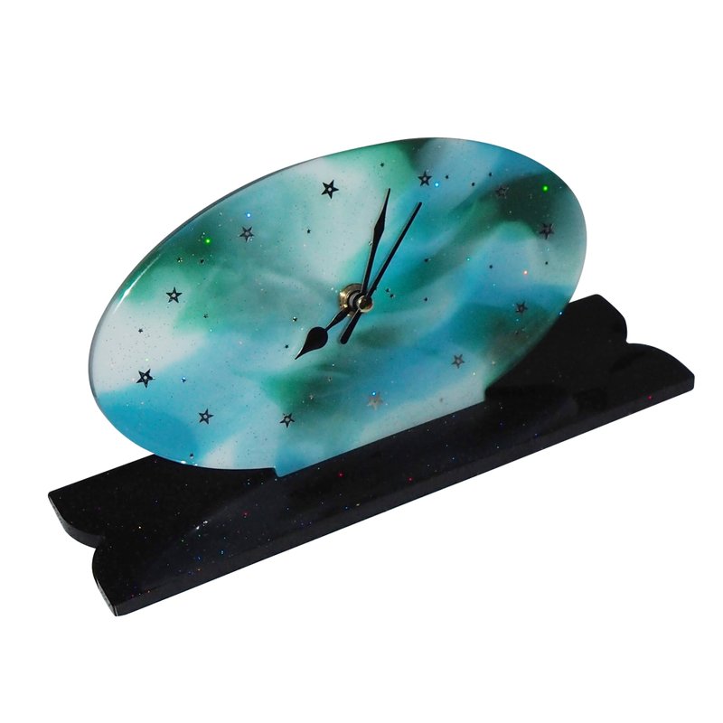 Earth Table Clock - นาฬิกา - พลาสติก สีน้ำเงิน