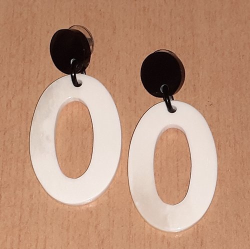 AnhCraft Boho Stud Earrings Handmade from Ox Bone Gorgeous Jewelry Gifts for Women
