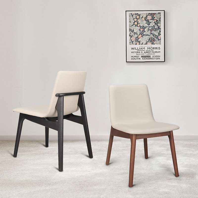 【D3原木家居】Morris北美梣木餐椅 實木椅 - 椅子/沙發 - 木頭 