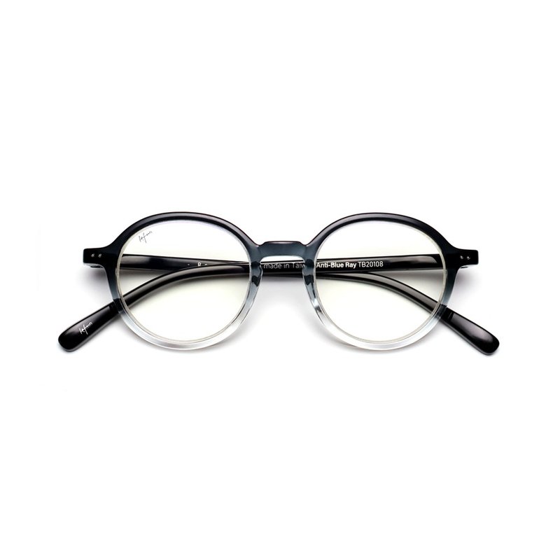 6y-12y Zeiss lens blue light filter glasses Round computer glasses: black-t - กรอบแว่นตา - พลาสติก สีดำ