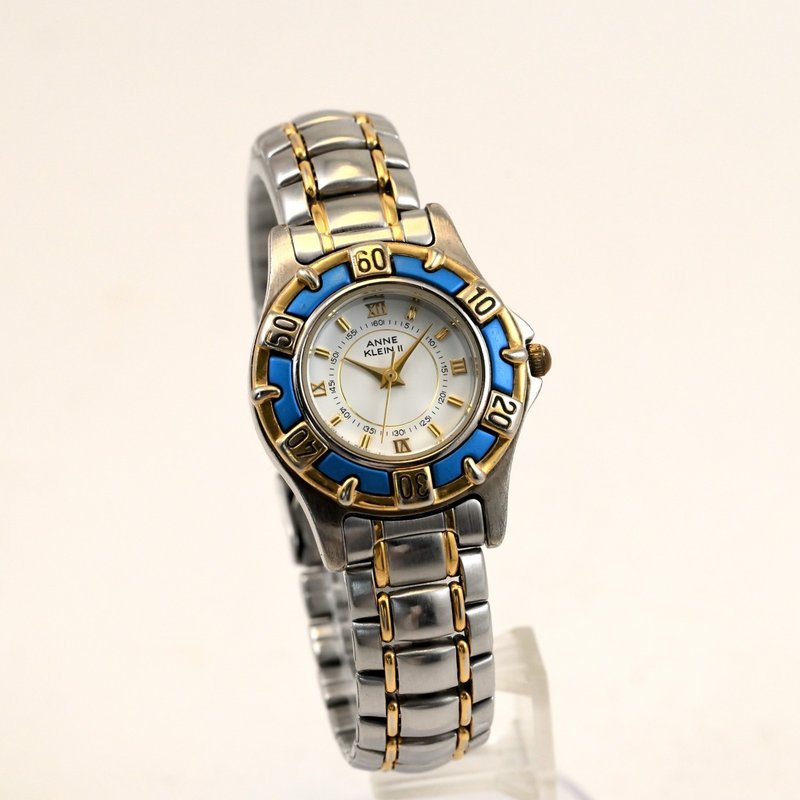 電池交換済み ANNE KLEIN 2 アンクライン 2 レディース 腕時計 クォーツ チェンジベゼル - 女錶 - 不鏽鋼 