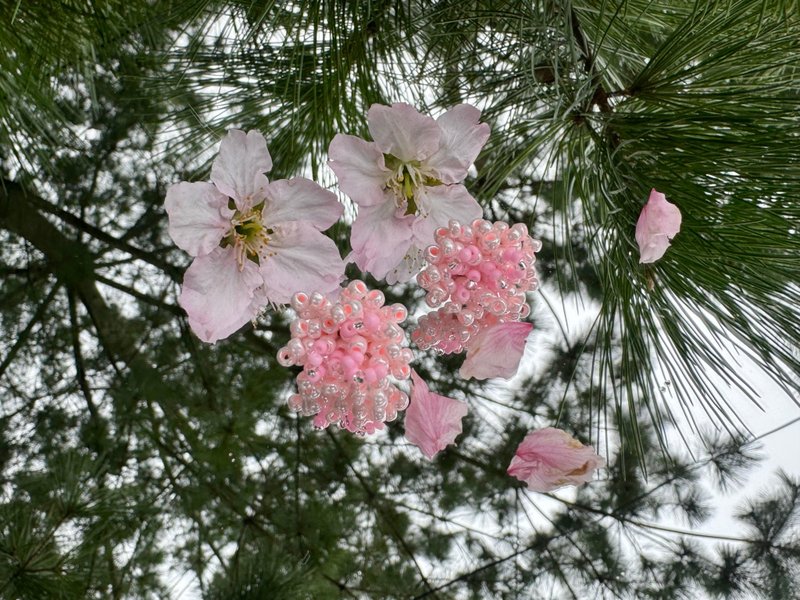 桜/Original earrings-the only ones in stock Before placing an order, please chat to see if they have been sold. - Earrings & Clip-ons - Other Metals Pink