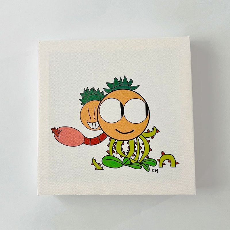 無框畫│ 射手座的藤蔓( 童趣 怪奇 canvas print ) - 海報/掛畫/掛布 - 木頭 