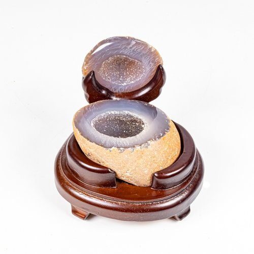 石之王 King Stones - 水晶天然石飾品、原礦 瑪瑙聚寶盆-原皮 990171