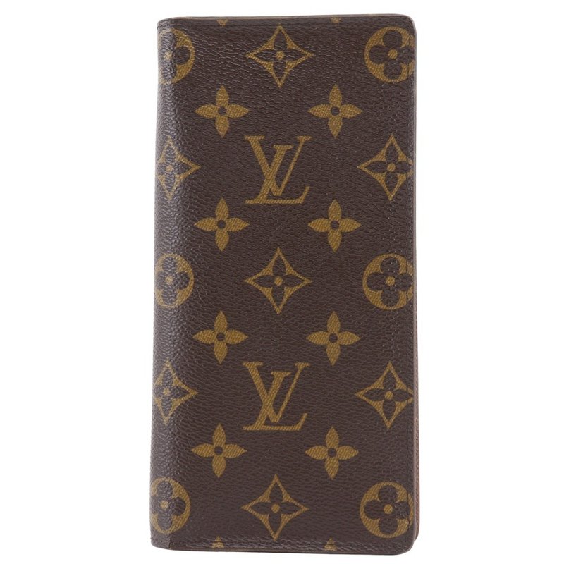 【日本直送】ルイ・ヴィトン LOUIS VUITTON ポルトフォイユブラザ 長財布 M66540 モノグラムキャンバス 茶 TA3155 ユニセックス【中古】 - 錢包/皮夾/長短夾 - 人造皮革 咖啡色