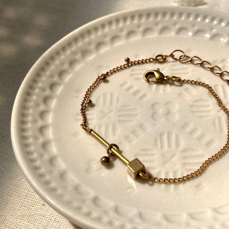 Laolin Grocery | Bronze Design Bracelet - Bracelets - Copper & Brass Gold