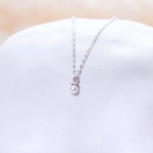 喜羊羊happy sheep jewelry 天然淡水珍珠925純銀小果實項鍊