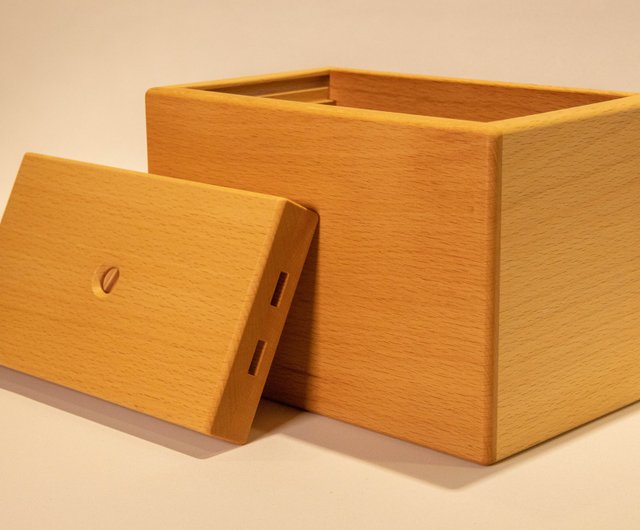 New Product] Semi-hidden single drawer box with lock丨Can be laser engraved  - Shop justwood Storage - Pinkoi