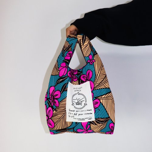 楽天市場】【moyan ecri】 キルト 巾着BAG AFRICA アフリカ生地