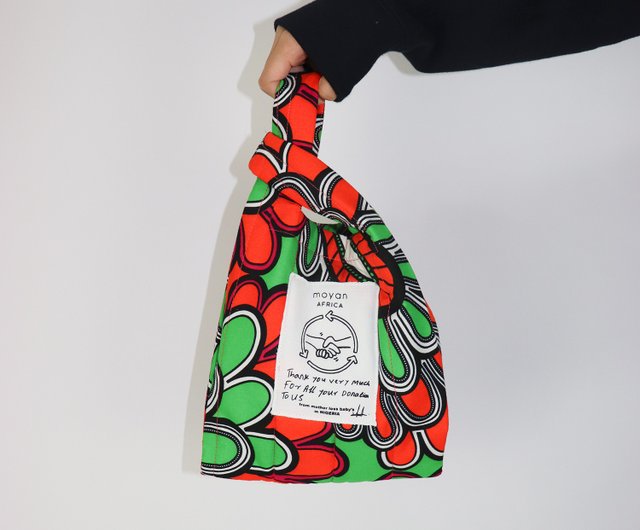 Mini Quilt BAG 【African Fabric】 - Shop moyan-ecri Handbags