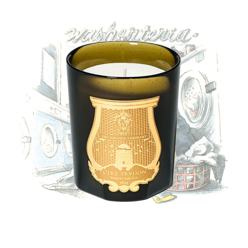 Cire Trudon 清新衣物香氛蠟燭 - 香氛蠟燭/燭台 - 玻璃 卡其色