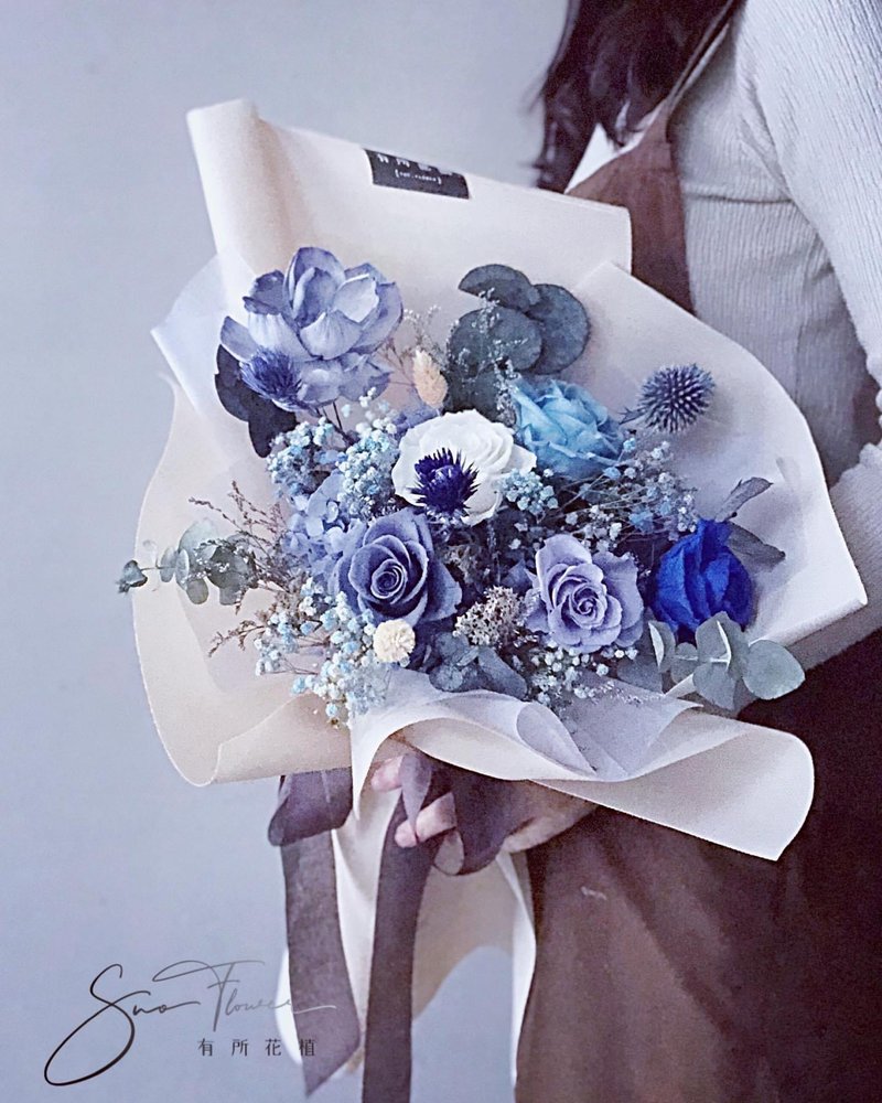 Flower Bouquet/Confession Bouquet/Proposal Bouquet/Birthday Gift/Graduation Bouquet - ช่อดอกไม้แห้ง - วัสดุอื่นๆ 