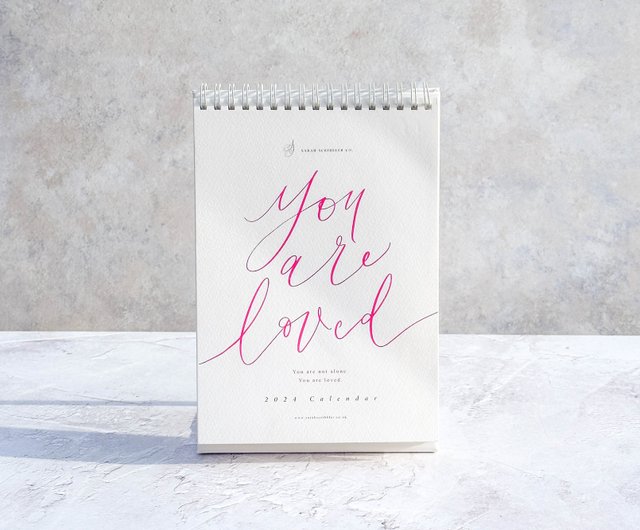2024 Christian Bible Verses Watercolour Calligraphy Desk Calendar - Shop  Sarah Scribbler Co. Calendars - Pinkoi
