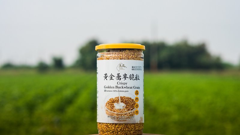【純粹x單純】黃金蕎麥脆粒(酥脆| 無調味 | 單純的味道) - 燕麥/麥片/穀物 - 新鮮食材 黃色