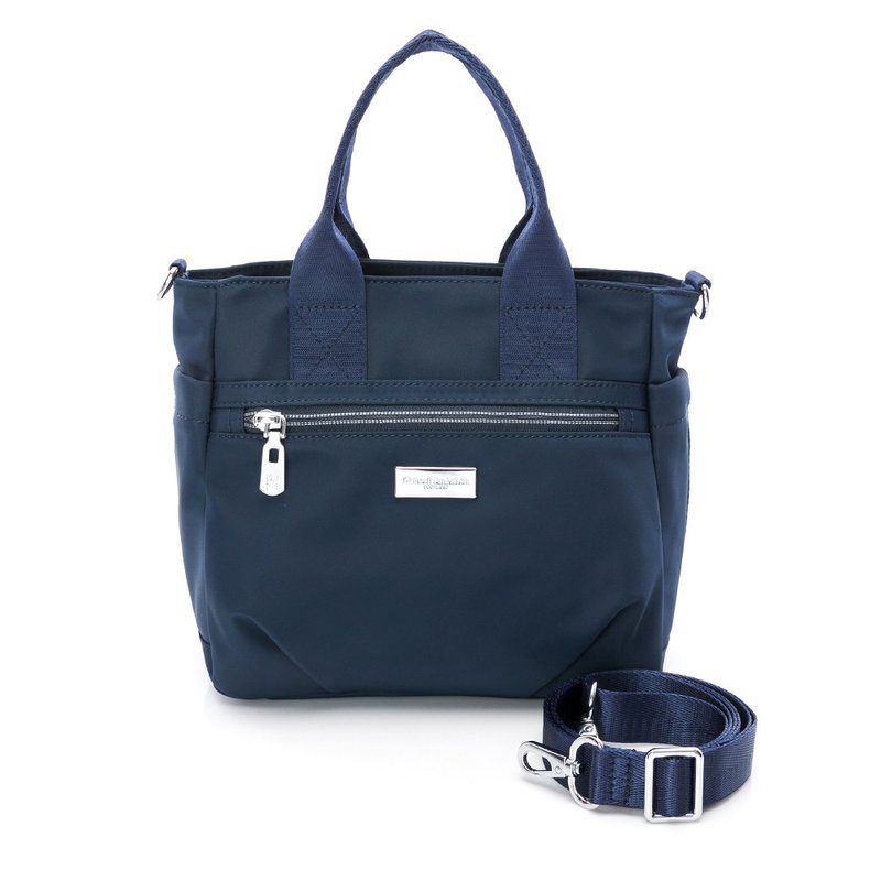 【Kinloch Anderson】Basic Crossbody Tote Bag-Navy Blue - กระเป๋าถือ - เส้นใยสังเคราะห์ สีน้ำเงิน