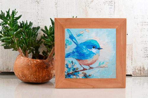 ［bluebird］絵画　油絵　※値段交渉あり 増田誠「ルクサンブルグ公園」油絵・F6号 絵画買取・販売の小竹美術