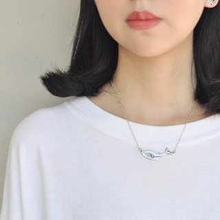 Ermao シルバー[オーシャンシリーズ─ブルー- ネックレス]シルバー