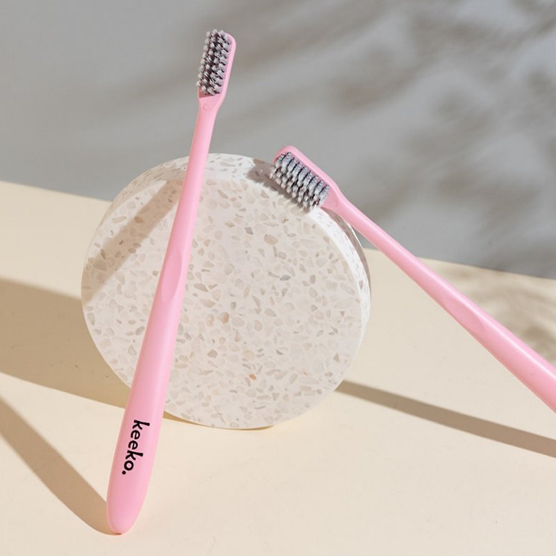Charcoal Toothbrush - Toothbrushes & Oral Care - Eco-Friendly Materials Pink